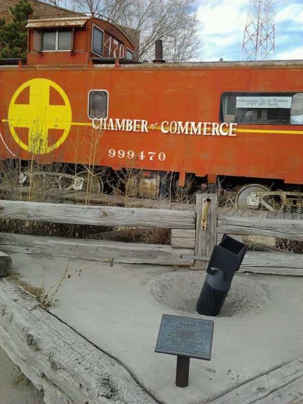 Santa Fe Caboose ATSF 999470 in Boise City, Oklahoma